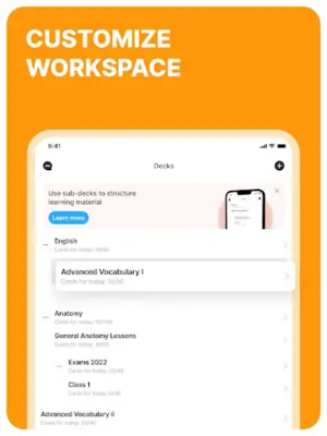 Anki Pro Study Flashcards android App screenshot 0