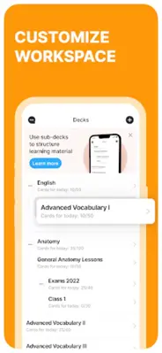 Anki Pro Study Flashcards android App screenshot 7
